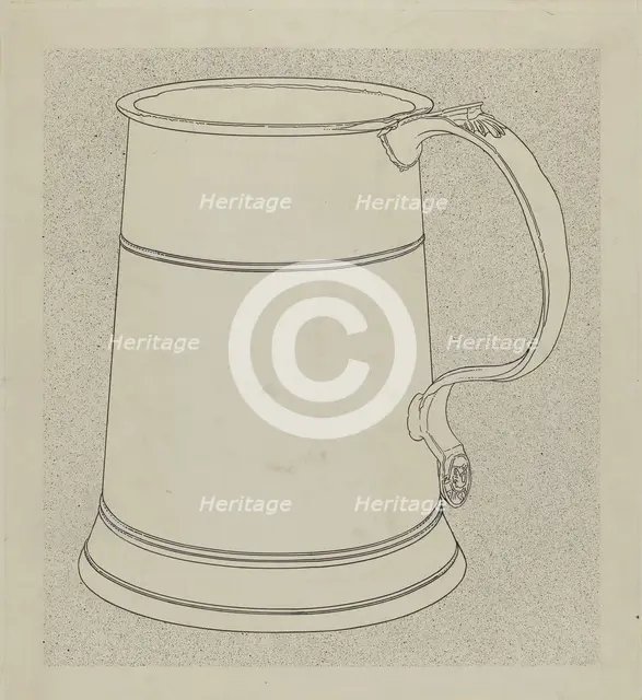 Pewter Mug, 1935/1942. Creator: Harry Goodman.