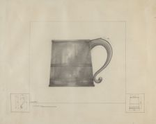 Pewter Mug, 1935/1942. Creator: Henry Meyers