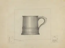 Pewter Mug, 1935/1942. Creator: Henry Meyers