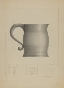 Pewter Mug, 1935/1942. Creator: Sidney Liswood