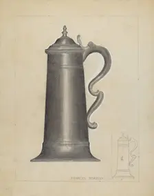 Pewter Mug, 1936. Creator: Francis Borelli