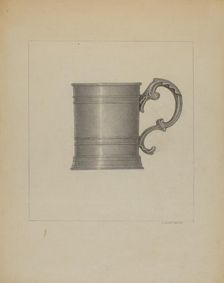 Pewter Mug, c. 1936. Creator: A. Zaidenberg