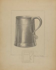 Pewter Mug, c. 1936. Creator: Charles Cullen