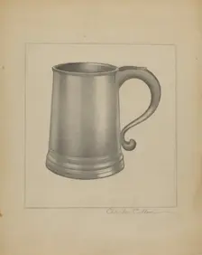 Pewter Mug, c. 1936. Creator: Charles Cullen