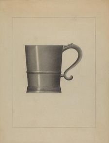 Pewter Mug, c. 1936. Creator: Gordon Sanborn