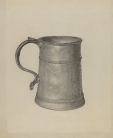 Pewter Mug, c. 1936. Creator: Harry G Aberdeen