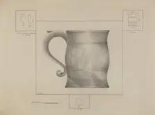 Pewter Mug, c. 1936. Creator: Henry Meyers