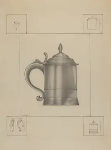 Pewter Mug, c. 1936. Creator: Henry Meyers