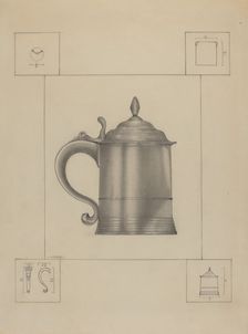 Pewter Mug, c. 1936. Creator: Henry Meyers