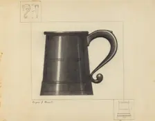 Pewter Mug, c. 1939. Creator: Eugene Barrell