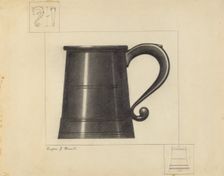 Pewter Mug, c. 1939. Creator: Eugene Barrell