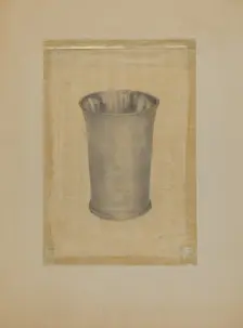 Pewter Beaker, 1935/1942. Creator: Harry Goodman