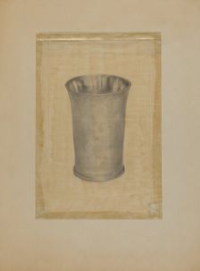 Pewter Beaker, 1935/1942. Creator: Harry Goodman