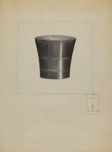 Pewter Beaker, 1936. Creator: Anna Aloisi