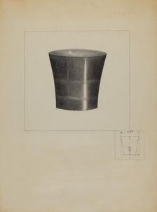Pewter Beaker, 1936. Creator: Anna Aloisi