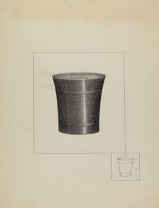 Pewter Beaker, c. 1936. Creator: Arthur Johnson