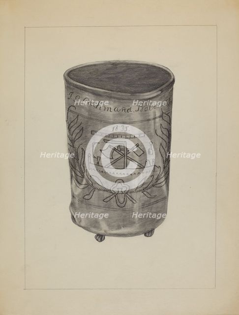 Pewter Beaker, c. 1936. Creator: Gertrude Lemberg.