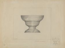 Pewter Bowl, c. 1936. Creator: Henry Meyers
