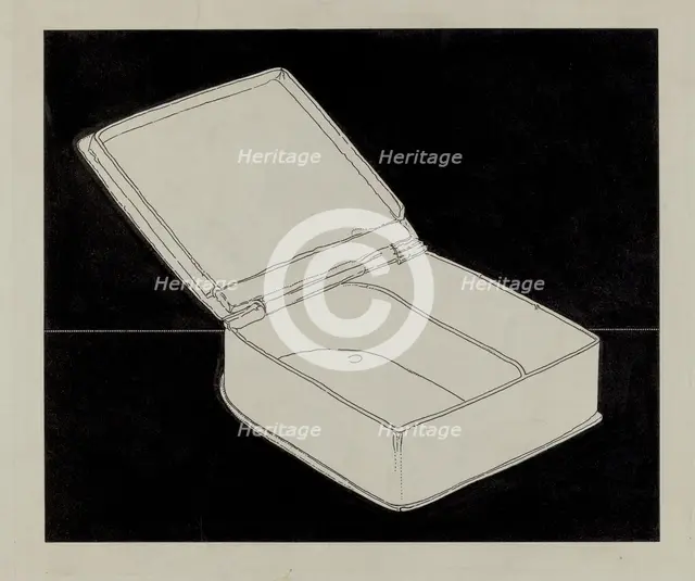 Pewter Box, c. 1937. Creator: Harry Goodman.