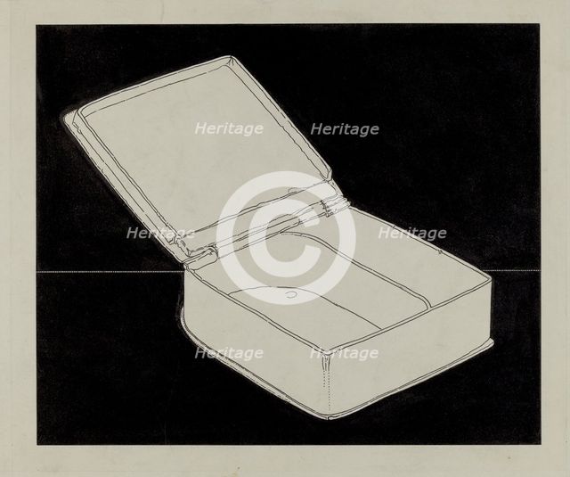 Pewter Box, c. 1937. Creator: Harry Goodman.