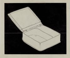 Pewter Box, c. 1937. Creator: Harry Goodman