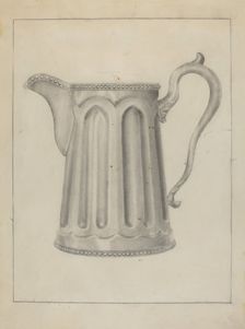 Pewter Creamer, 1935/1942. Creator: Samuel O. Klein