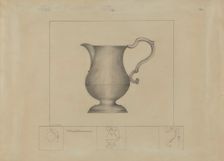 Pewter Creamer, c. 1937. Creator: Henry Meyers