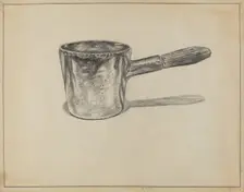 Pewter Dipper, 1935/1942. Creator: Hyman Pearlman