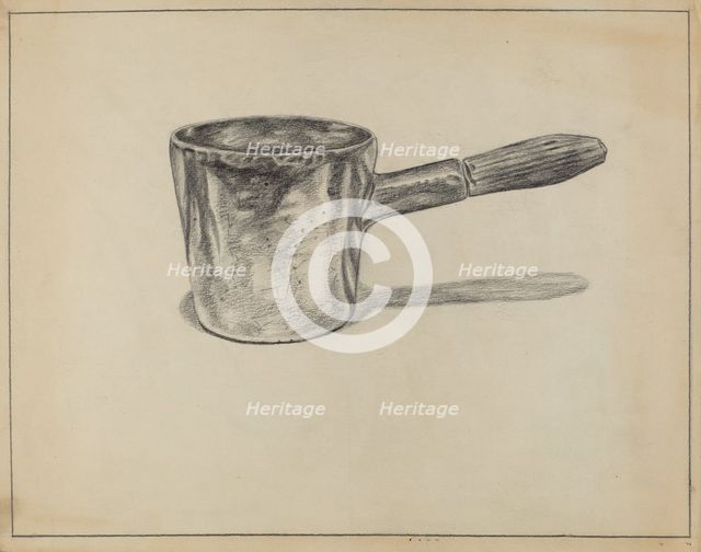 Pewter Dipper, 1935/1942. Creator: Hyman Pearlman.