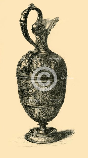 Pewter ewer, 1580-1600, (1881).  Creator: W. W. McCarty.