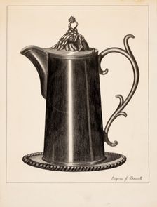 Pewter Flagon, 1935/1942. Creator: Eugene Barrell