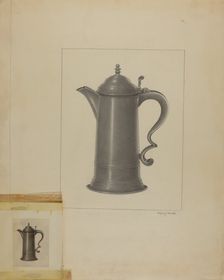 Pewter Flagon, 1935/1942. Creator: Eugene Barrell
