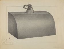 Pewter Foot Warmer, 1936. Creator: Charles Garjian