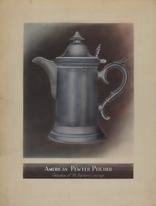 Pewter Pitcher, 1935/1942. Creator: Harry Goodman