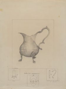 Pewter Pitcher, c. 1942. Creator: Henry Meyers