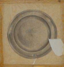 Pewter Plate, 1935/1942. Creator: Harry Goodman