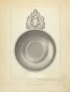 Pewter Porringer, 1935/1942. Creator: Charles Cullen