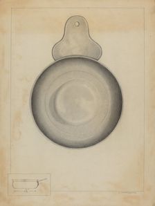 Pewter Porringer, c. 1936. Creator: A. Zaidenberg