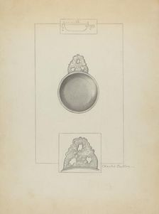 Pewter Porringer, c. 1936. Creator: Charles Cullen