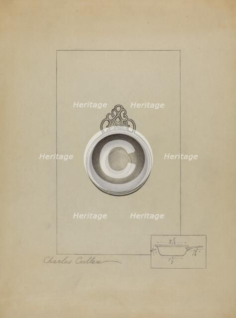 Pewter Porringer, c. 1936. Creator: Charles Cullen.