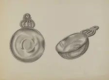Pewter Porringer, c. 1936. Creator: Fred Peterson