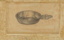 Pewter Porringer, c. 1937. Creator: Harry Goodman