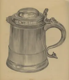 Pewter Tankard, 1935/1942. Creator: Harry Goodman
