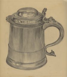 Pewter Tankard, 1935/1942. Creator: Harry Goodman