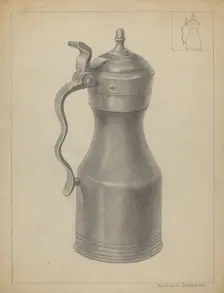 Pewter Tankard, 1935/1942. Creator: Richard Schoene