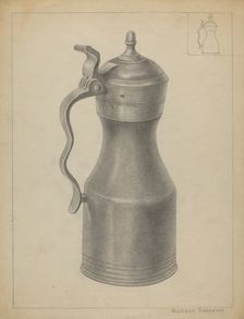 Pewter Tankard, 1935/1942. Creator: Richard Schoene