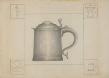 Pewter Tankard, c. 1936. Creator: Henry Meyers