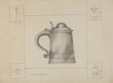 Pewter Tankard, c. 1936. Creator: Henry Meyers
