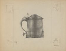 Pewter Tankard, c. 1936. Creator: Henry Meyers
