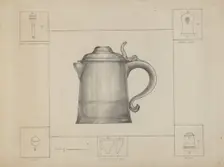 Pewter Tankard, c. 1936. Creator: Henry Meyers